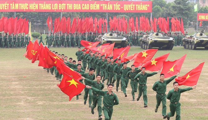 Đại hội XII và kỳ vọng của tuổi trẻ Quân đội Tuổi trẻ Quân đội đặt nhiều kỳ vọng vào Đại hội lần thứ XII của Đảng. Ảnh: Nguyễn Minh.