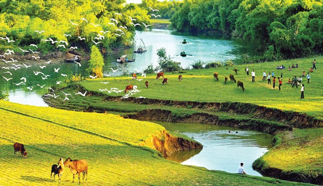 Quê hương có khi mà ta không biết Nét làng.