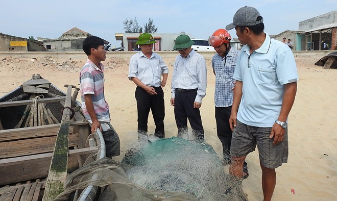 Bộ NN&PTNT có kết quả phân tích mẫu cá chết Tấm lưới cũ thành “mới” sau khi thả xuống đáy biển của ngư dân Quảng Bình.