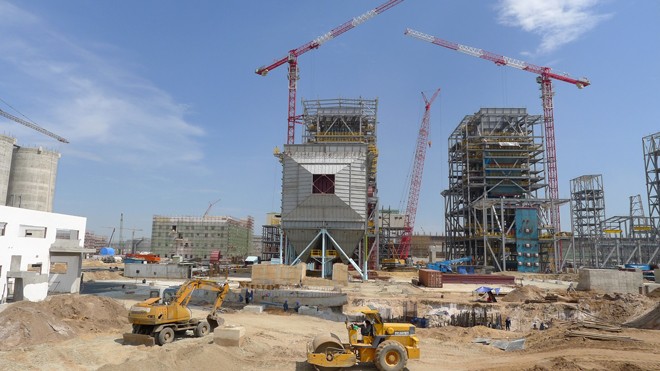 Formosa được Hà Tĩnh ưu ái những gì? Một phần công trường xây dựng tổ hợp gang thép Formosa Hà Tĩnh. Ảnh: Đình Thắng.