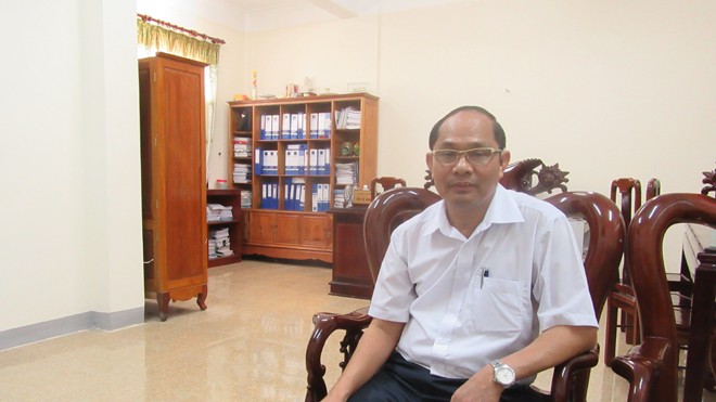 Có hay không Hà Tĩnh dâng “bảo bối” cho Formosa? Ông Võ Tá Đinh, Giám đốc Sở Tài nguyên Môi trường Hà Tĩnh.