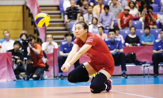 Hai nhà vô địch Olympic & một giải châu lục thu nhỏ Libero số 1 thế giới Lin Li sẽ là ngôi sao sáng nhất tại giải bóng chuyền nữ quốc tế VTV Bình Điền Cup 2017. Ảnh: C.V.
