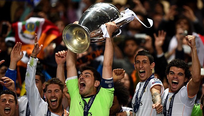 Đội bóng Real Madrid 'vô địch' kiếm tiền giỏi nhất thế giới Chiến thắng thứ 10 ở Champions League đóng vai trò quan trọng giúp Real Madrid trở thành đội bóng kiếm tiền giỏi nhất thế giới. Ảnh: Getty Images