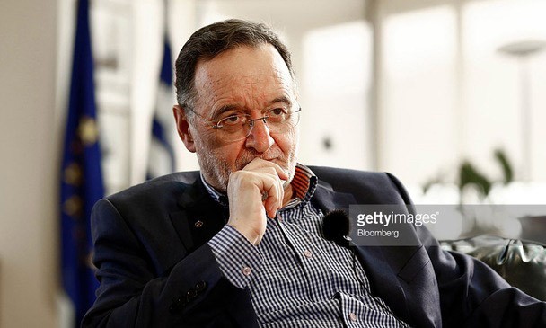 Hy Lạp: Nhóm chống đối Thủ tướng lập đảng mới Ông Panagiotis Lafazanis. (Ảnh: Getty)