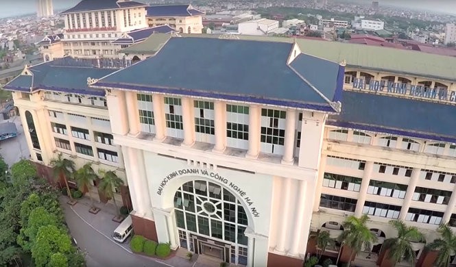 Kiểm tra đại học Kinh doanh và Công nghệ Hà Nội ĐH Kinh doanh và Công nghệ Hà Nội. Ảnh: VTC