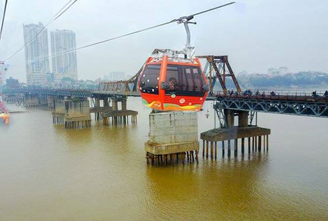 1.300 tỷ đồng cho 5 km cáp treo qua sông Hồng Ảnh minh họa: Internet