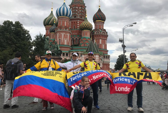 Du lịch Nga 'ăn nên làm ra' nhờ World Cup Quảng trường Ðỏ luôn là địa chỉ hấp dẫn du khách và các CÐV. Ảnh: N.P.