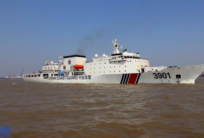 Đối phó với đội tàu 'vỏ trắng' Trung Quốc Tàu 3901 của Trung Quốc là một trong những tàu hải cảnh lớn nhất thế giới