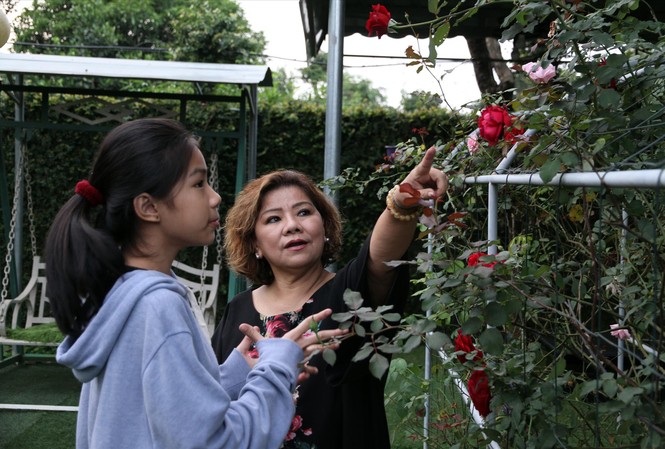 NSND Thanh Hoa: Tôi có lỗi với chồng con… NSND Thanh Hoa vui thú điền viên tại tư gia ở Hòa Lạc, Hà Nội Ảnh: N.M.Hà