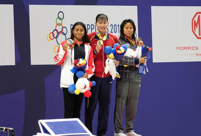 Nước mắt của cô gái Vàng - Ánh Viên Ánh Viên dù không hoàn thành chỉ tiêu huy chương tại SEA Games 30 nhưng cô vẫn là VĐV giàu thành tích nhất của TTVN. Ảnh H.M
