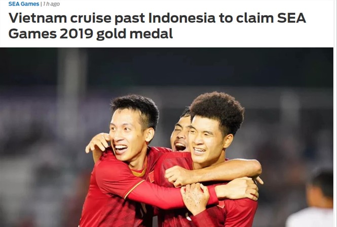 Truyền thông châu Á choáng ngợp với sức mạnh của U22 Việt Nam Tờ Fox Sports phiên bản châu Á giật tít: “Việt Nam nhẹ nhàng vượt qua Indonesia để giành huy chương vàng SEA Games 2019”