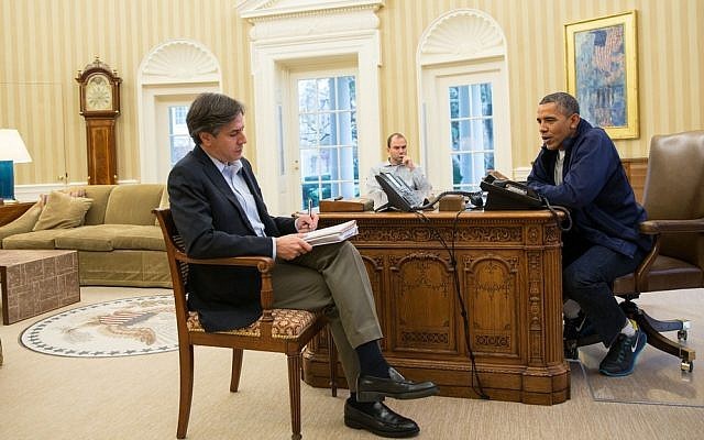 Tân ngoại trưởng Mỹ lộ diện? Ông Antony Blinken (trái) và Tổng thống Obama