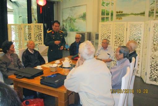Gian nan tìm một Tô Vĩnh Diện khác Đại tá Phạm Văn Cương họp mặt ngày truyền thống của Cựu chiến binh chiến sĩ Điện Biên đại đội 806 - Ảnh: Thạch Lợi