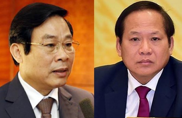 Rất tai hại nếu để người tham nhũng làm bí thư, bộ trưởng Hai cựu Bộ trưởng Bộ TT&TT Nguyễn Bắc Son, Trương Minh Tuấn