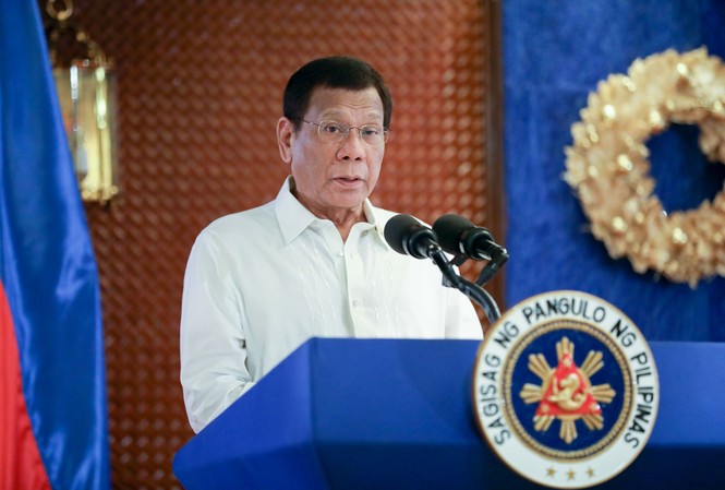 Philippines lo lắng vì lưới điện trong tay Trung Quốc Tổng thống Philippines Rodrigo Duterte. Ảnh: Getty Images