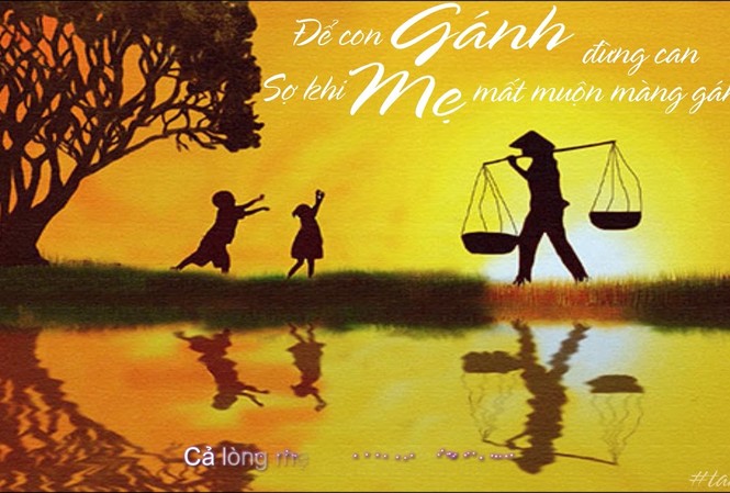 Hai người tranh giành 'gánh mẹ' Hai người tranh giành 'gánh mẹ'