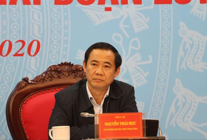 Chống tham nhũng sẽ 'không chùng xuống' Ông Nguyễn Thái Học