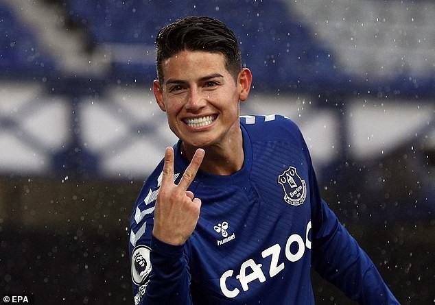 Ngôi sao James Rodriguez chói sáng, Everton thắng trận thứ 7 liên tiếp James Rodriguez tìm lại niềm vui ở Everton.