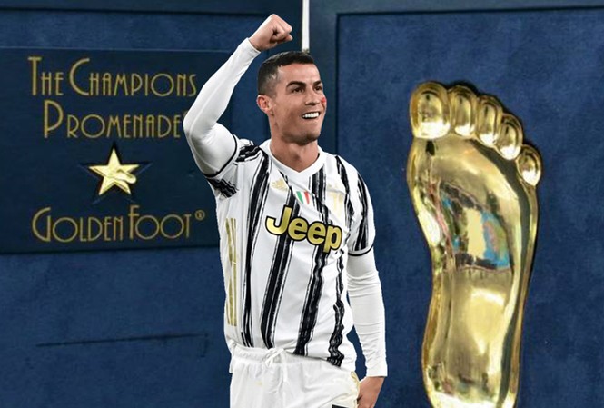 Qua mặt Messi, Ronaldo ẵm giải 'Bàn Chân Vàng' 2020 Ronaldo được trao giải "Bàn Chân Vàng" 2020
