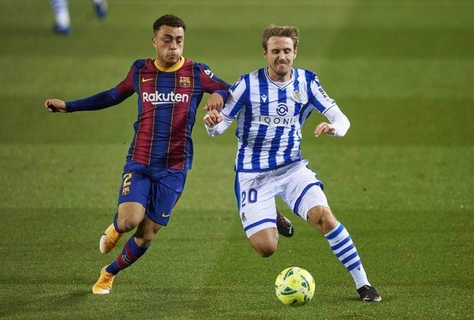 Vắng Messi, Barca mướt mồ hôi vào chung kết Siêu Cúp Tây Ban Nha De Jong cùng đồng đội rất vất vả trong ngày thiếu Messi