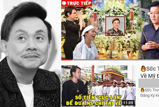Hàng loạt Youtuber giả trực tiếp đám tang nghệ sĩ Chí Tài để câu view trục lợi Hàng loạt Youtuber giả trực tiếp đám tang nghệ sĩ Chí Tài để câu view trục lợi
