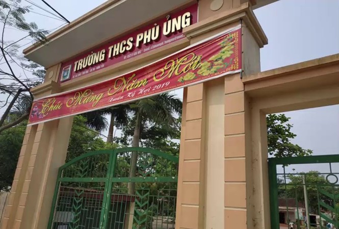 Vụ lột đồ, đánh hội đồng nữ sinh ở Hưng Yên: Cần có bộ phận an toàn trường học Trường THCS Phù Ủng