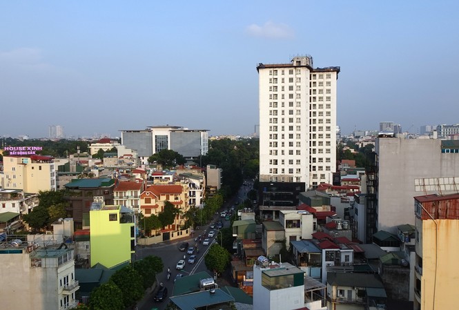 Quan sát nghị trường: 'Nghị gật' Công trình nhà 8B Lê Trực đến nay chưa được xử lý Ảnh: Mạnh Thắng
