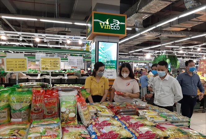 Sau khi có thông tin về dịch COVID-19, sức mua ở các siêu thị không quá biến động