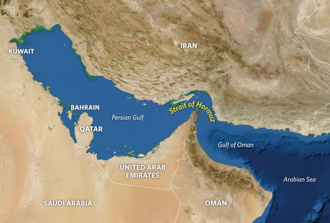 Châu Âu mắc kẹt giữa Mỹ - Iran Eo biển Hormuz tạo cho Iran một “đòn bẩy” trước các lực lượng thù địch. Ảnh: Stratfor