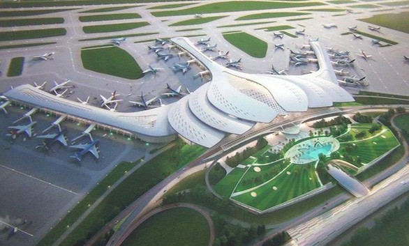 Quốc hội thảo luận dự án sân bay Long Thành: Vay nhiều, rủi ro lớn Dự án sân bay Long Thành chậm tiến độ, chậm giải ngân. Ảnh: P.V