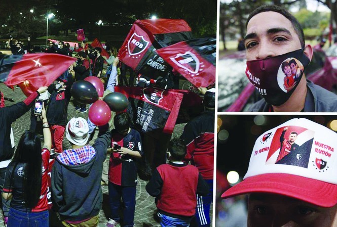 Tổng thống Argentina kêu gọi Messi hồi hương CĐV Newell's Old Boys tuần hành kêu gọi Messi trở lại đội bóng cũ