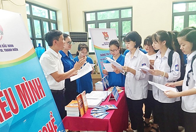 Góp ý dự thảo văn kiện Đại hội XIII: Khơi dậy khát vọng tuổi trẻ Tỉnh Đoàn Bắc Ninh tư vấn nghề nghiệp cho học sinh
