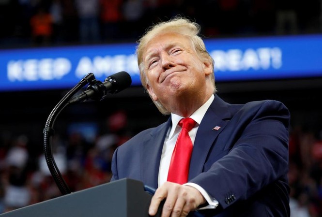 Trump và lịch sử Tổng thống Mỹ Donald Trump. Ảnh: AP