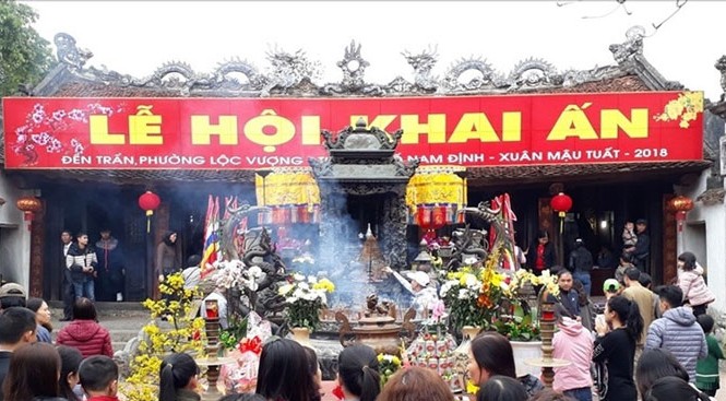 Hạn chế người dự khai hội Đền Trần Sẽ không còn cảnh hàng nghìn, vạn người dự khai ấn đền Trần