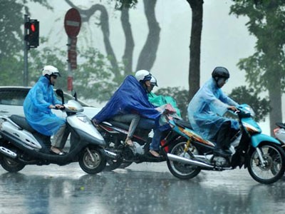 Gió mùa gây mưa dông diện rộng Gió mùa gây mưa dông diện rộng