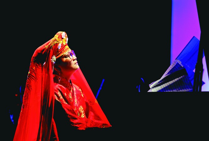 Nghệ sỹ piano Phó An My: Sẽ đưa piano vào tuồng, chèo Phó An My. Ảnh: Xuân Phú
