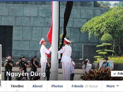 Cộng đồng mạng treo cờ rủ Quốc tang Đại tướng Cộng đồng mạng treo cờ rủ Quốc tang Đại tướng