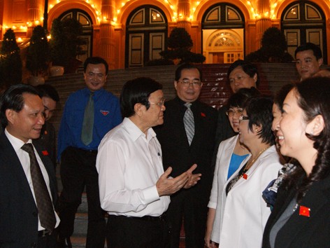 Chủ tịch nước Trương Tấn Sang: Doanh nghiệp cần nói thật Chủ tịch nước Trương Tấn Sang: Doanh nghiệp cần nói thật