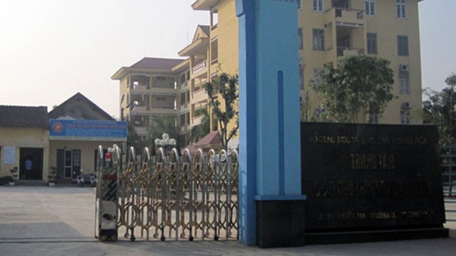 Làm rõ nghi án lừa đảo 'chạy' thi đầu vào cao học Trung tâm GDTX Thanh Hóa - nơi 40 học viên thuê địa điểm để ôn thi đầu vào bậc cao học, ngành Quản lý Kinh tế, ĐH Kinh tế - ĐHQG Hà Nội - Ảnh: N.M