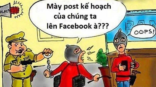 Những họa trời ơi vì lạm dụng facebook Đừng nghĩ facebook là cuốn nhật ký riêng tư của bạn. Ảnh: minh họa