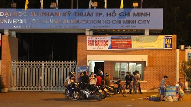 Thí sinh luyện thi đại học rơi từ tầng 4 tử vong Trường ĐH Sư phạm kỹ thuật TPHCM, nơi nam sinh rơi lầu tử vong