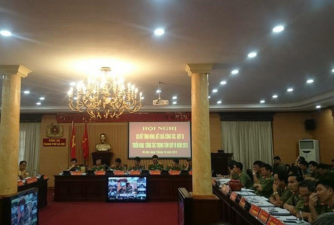 Công an Hà Nội thu hồi gần 700 tỷ đồng từ tội phạm kinh tế Toàn cảnh Hội nghị