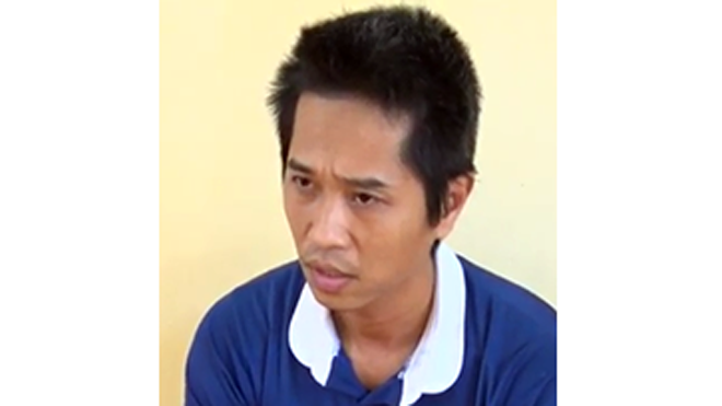 Thanh niên vờ mua xe máy, đòi chạy thử rồi biến mất Kẻ lừa đảo bị bắt giữ. Ảnh: Bảo Quốc