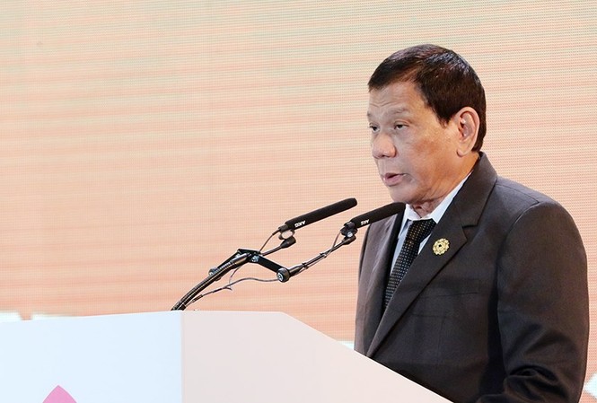 Tổng thống Philippines Duterte nói gì tại CEO Summit 2017? Ảnh: Tường Đăng