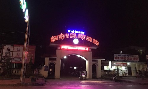 Sản phụ tử vong, hàng trăm người nhà bao vây bệnh viện trong đêm Bệnh viện Đa khoa huyện Nghi Xuân nơi xảy ra vụ việc