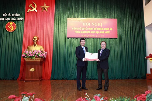 Bổ nhiệm Tổng Giám đốc Kho bạc Nhà nước Bổ nhiệm Tổng Giám đốc Kho bạc Nhà nước