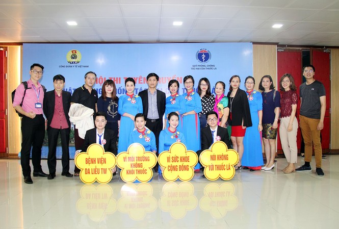 Công tác hỗ trợ truyền thông về tác hại của thuốc lá Hội thi tuyên truyền Luật Phòng, chống tác hại của thuốc lá khu vực I của Công đoàn Y tế Việt Nam