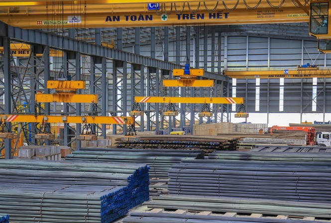 Sản lượng thép xây dựng Hòa Phát tăng 12,5% so với cùng kỳ Sản lượng thép xây dựng Hòa Phát tăng 12,5% so với cùng kỳ