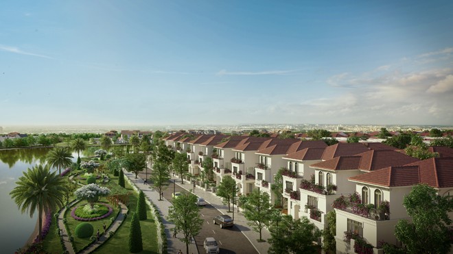 Cuộc sống tiện nghi, cộng đồng gắn kết tại Senturia Nam Sai Gon Phối cảnh khu nhà phố biệt thự Senturia Nam Sai Gon giai đoạn 2