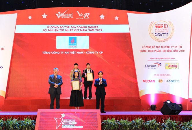 PV GAS được vinh danh trong Top 500 Doanh nghiệp lợi nhuận tốt nhất VN 2019 PV GAS được vinh danh trong Top 500 Doanh nghiệp lợi nhuận tốt nhất VN 2019
